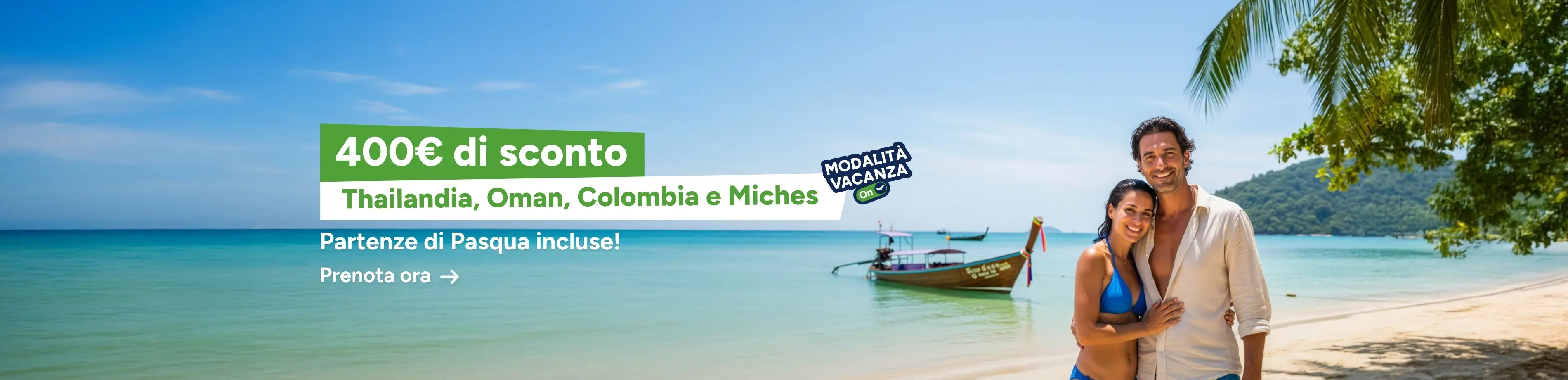 Promo: Thailandia, Oman e Colombia
