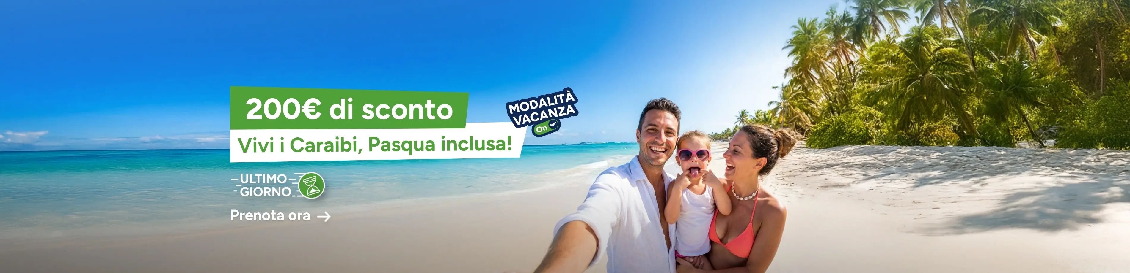 Promo: 200€ di sconto caraibi
