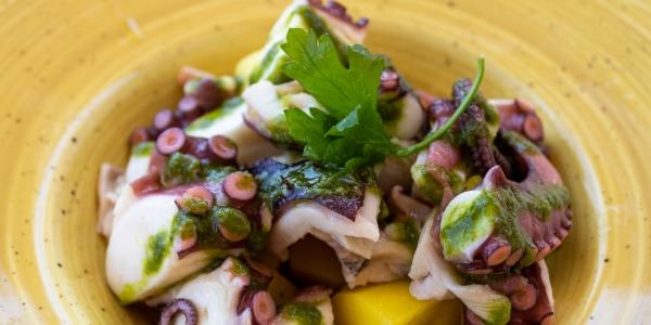 Htapodi xudato: l'insalata di polpo
