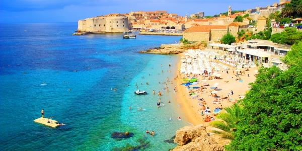 La spiaggia di Banje