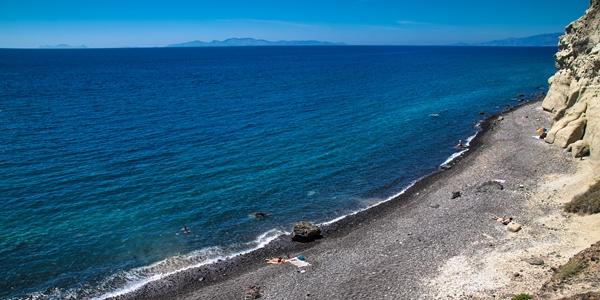 La spiaggia di Katharos