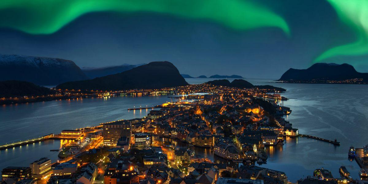 Norvegia e aurora boreale 