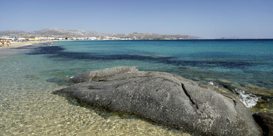 La spiaggia di Agios Prokopios 