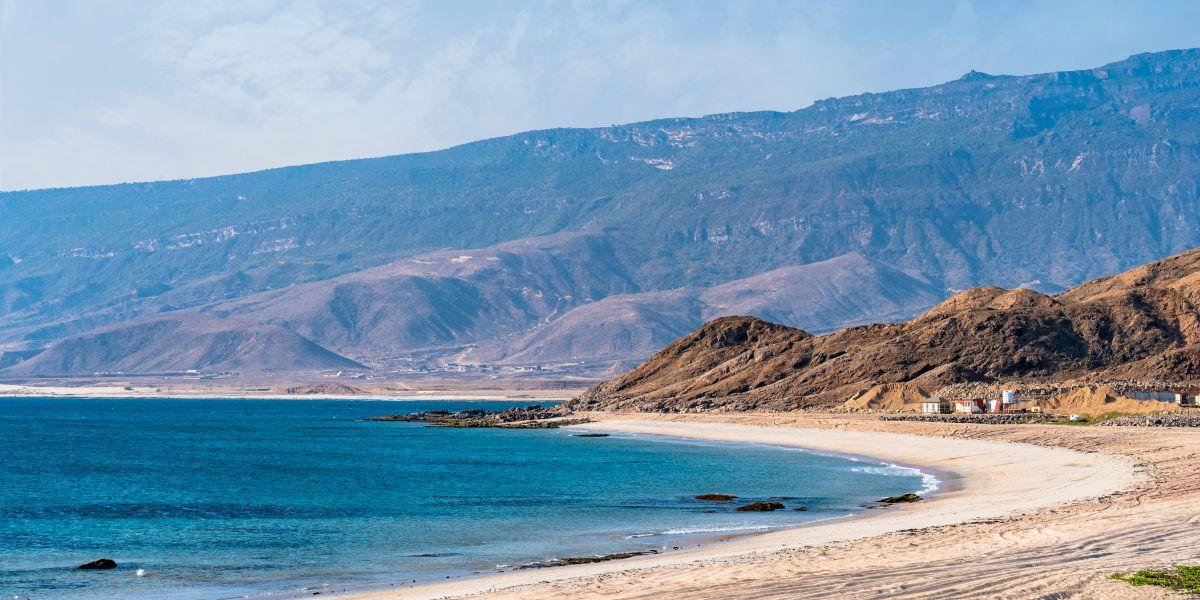 Il mare in Oman a Mirbat