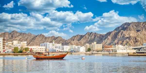 Muscat e il suo lungomare