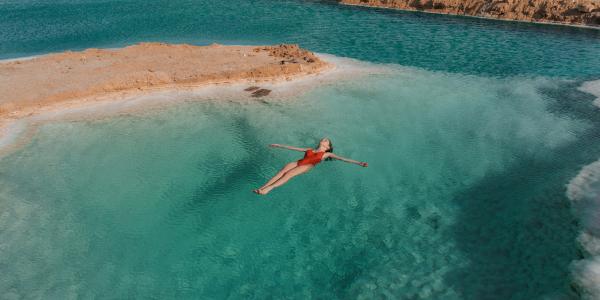 Il lago salato dell’oasi di Siwa