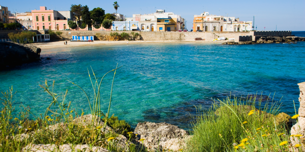 La spiaggia di Porto Selvaggio in Salento