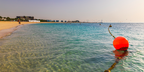 Dubai e mare a Kite Beach