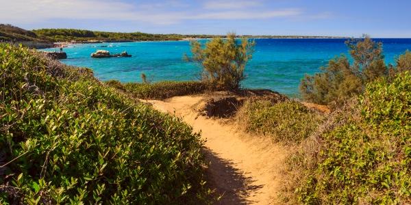 Come arrivare alla spiaggia degli Alimini