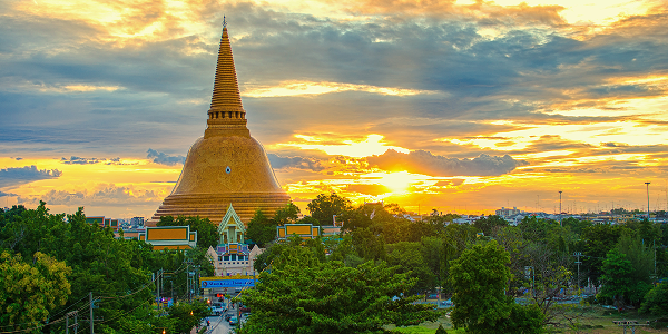 Nakhon Pathom: il Phra Pathom Chedi 