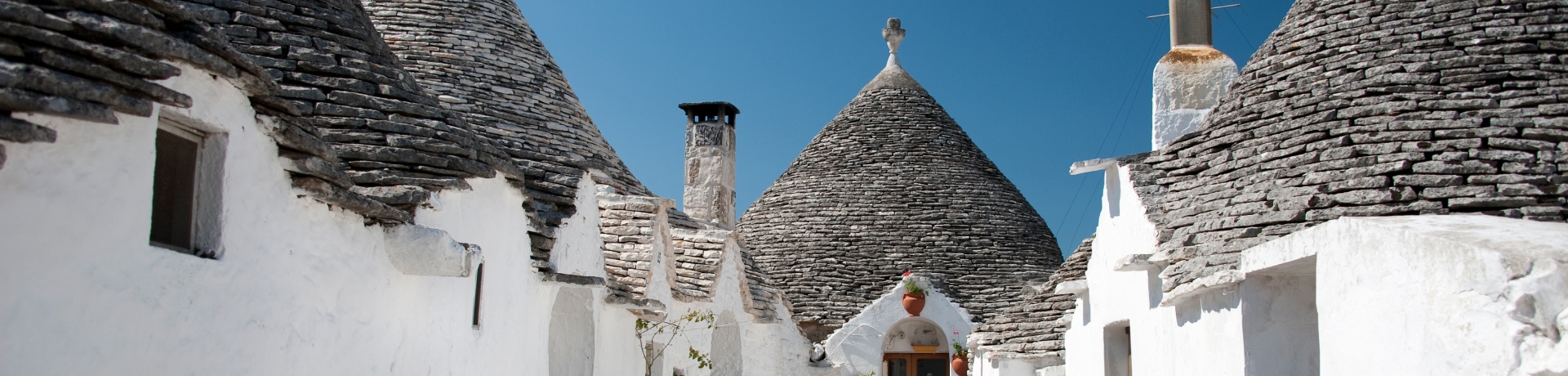 Trulli, Alberobello, Italia.