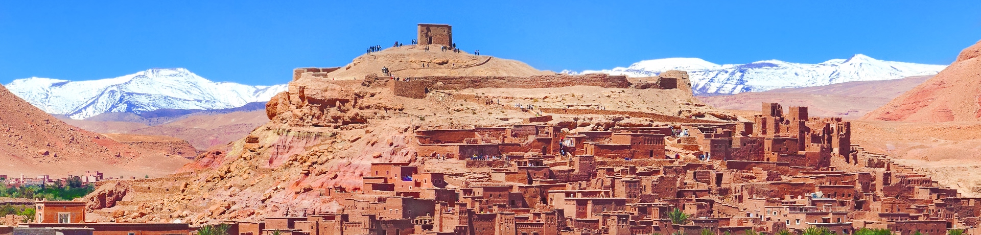 Villaggio fortificato e case di argilla, Ait Benhaddou, Marocco