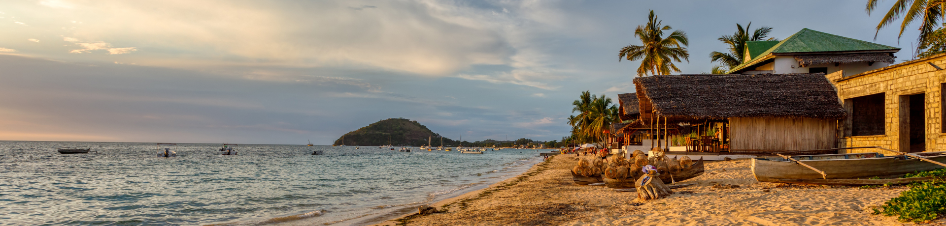 Tramonto sull'isola di Nosy Be in Madagascar