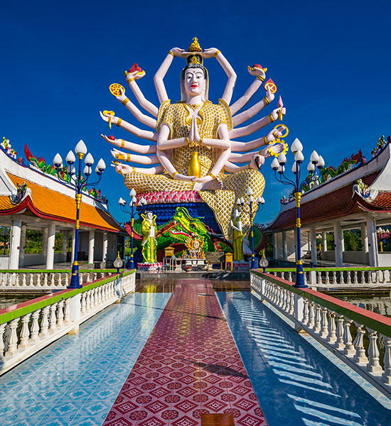 Tempio budhista Wat Plai Laem su koh Samui