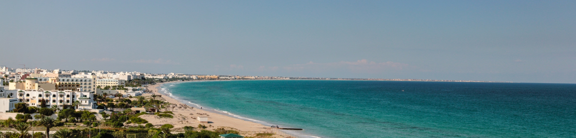 Vista panoramica sulla costa da mahdia