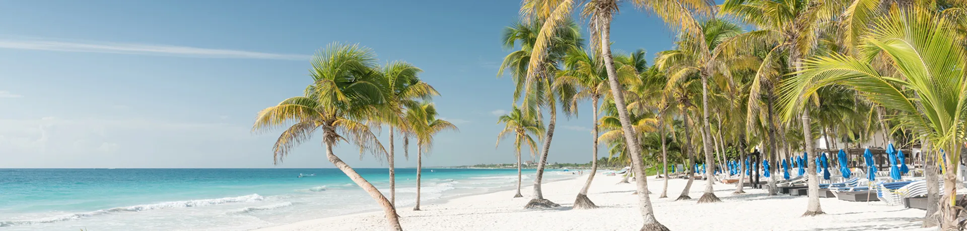 Spiaggia tropicale, Tulum, Messico